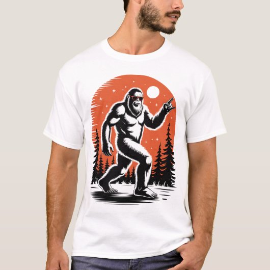 Bigfoot Forest Sasquatch T-shirt (Voorkant)
