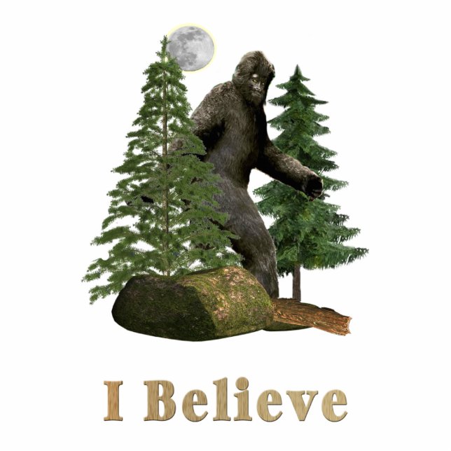 Bigfoot Fotobeeldje Sleutelhanger (Voorkant)