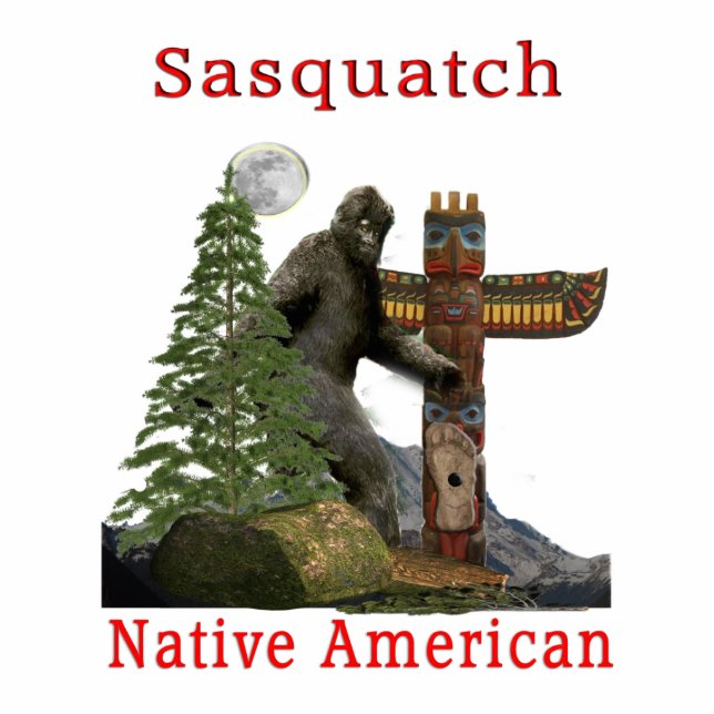 Bigfoot Fotobeeldje Sleutelhanger (Voorkant)