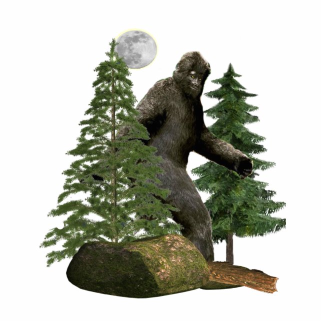 Bigfoot Fotobeeldje Sleutelhanger (Voorkant)