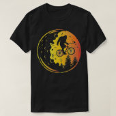 Bigfoot Fullmoon Funny Bicycle Sasquatch Mannen Ki T-shirt (Design voorkant)