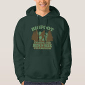 BIGFOOT Funny Gezegde ( ontwerp in nood) Hoodie (Voorkant)