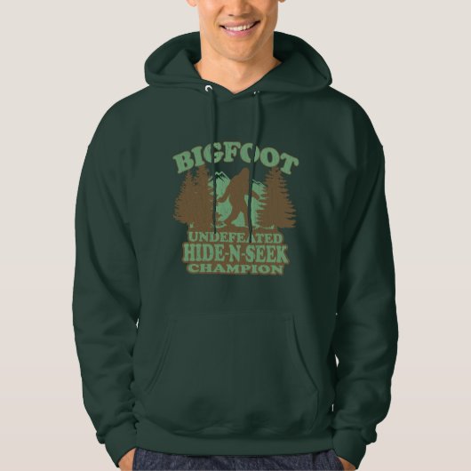 BIGFOOT Funny Gezegde ( ontwerp in nood) Hoodie (Voorkant)