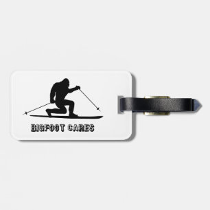 Bigfoot Gebruikt Telemark Skiën Bagagelabel