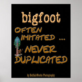 Bigfoot . . . Gedupliceerd Poster