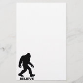 Bigfoot GELEVE Sasquatch Briefpapier (Voorkant)