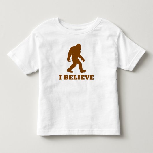Bigfoot geloof ik kinder shirts (Voorkant)