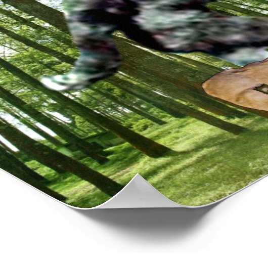 Bigfoot, geloof ik, Print (Hoek)