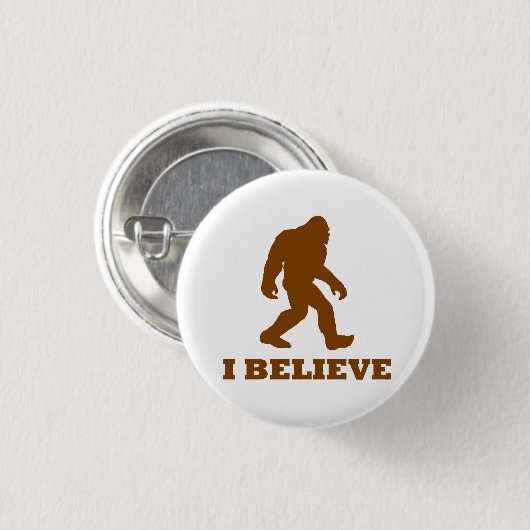 Bigfoot geloof ik ronde button 3,2 cm (Voorkant /achterkant)