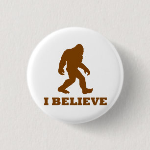 Bigfoot geloof ik ronde button 3,2 cm