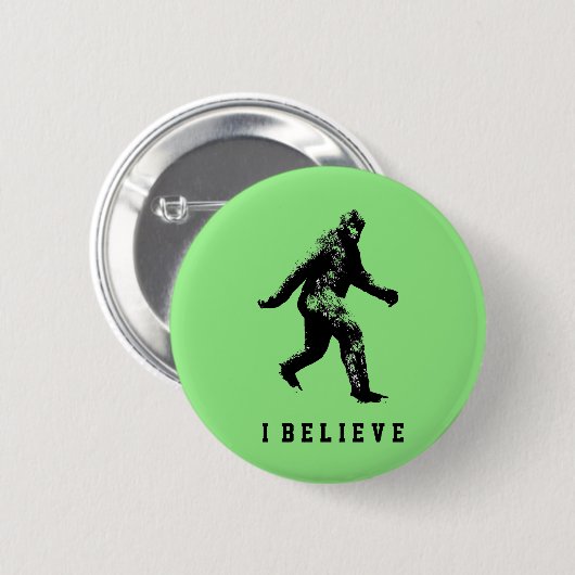 Bigfoot, geloof ik ronde button 5,7 cm (Voorkant /achterkant)
