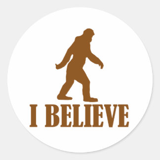 Bigfoot, geloof ik ronde sticker