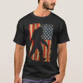 Bigfoot geloof ik Sasquatch American Silhouette T-shirt (Voorkant)
