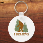 Bigfoot geloof ik sleutelhanger (Voorkant)