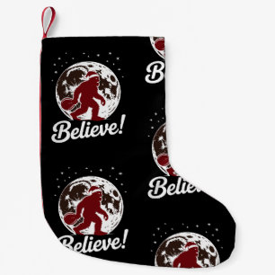 Bigfoot Geloof Kerstman Kerstmuts Maan Sasquatch Kleine Kerstsok