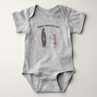Bigfoot gelooft in jou baby één stuk romper