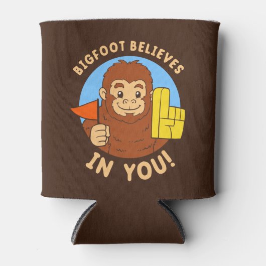 Bigfoot gelooft in jou blikjeskoeler (Voorkant)