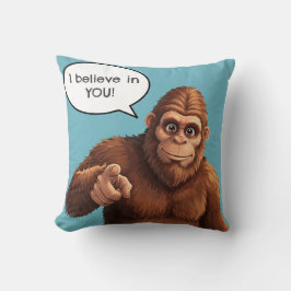 Bigfoot gelooft in jou kussen