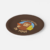 Bigfoot gelooft in jou papieren bordje (Gekanteld)