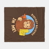 Bigfoot gelooft in mij fleece deken (Voorkant (Horizontaal))