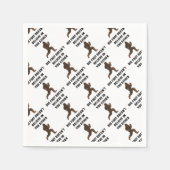 Bigfoot gelooft ook niet in jou! servetten (Voorkant)