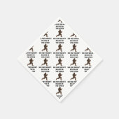 Bigfoot gelooft ook niet in jou! servetten (Hoek)