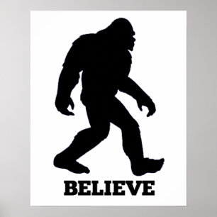 Bigfoot GELOOFT Poster! Sasquatch Poster