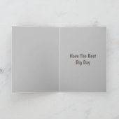 Bigfoot-gelovige boomlijnverjaardag kaart (Binnen)