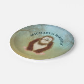 Bigfoot gepersonaliseerde verjaardag papieren bordje (Gekanteld)