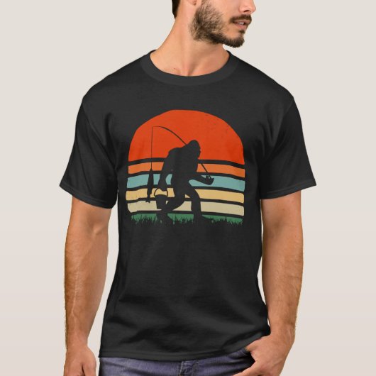  Bigfoot Gevist Shirt Walleye Fish Sasquat (Voorkant)