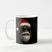 Bigfoot Gezicht Zonnebril Kerstman Kerst Grappig K Koffiemok (Links)