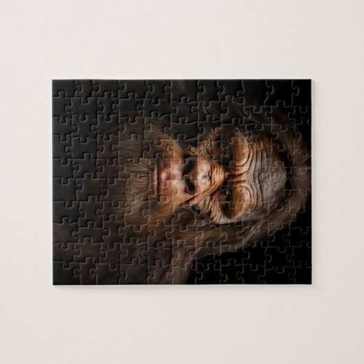Bigfoot Gezichtspuzzel Legpuzzel (Horizontaal)