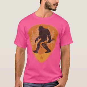 Bigfoot Gitaar Sasquatch Yeti Shirt Gitarist Musi