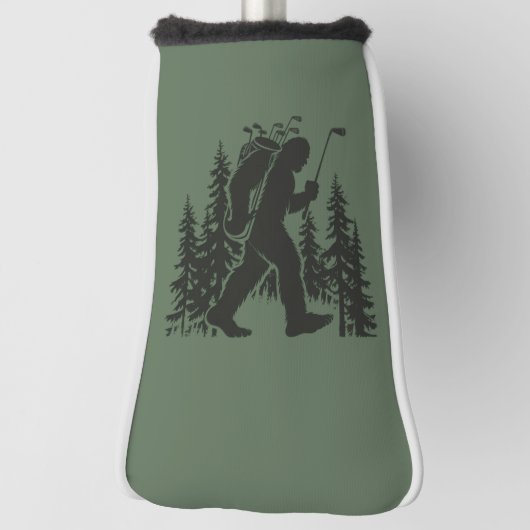 Bigfoot Golfer Boom Funny Sasquatch Golfen Golf Golfheadcover (Draai 90)