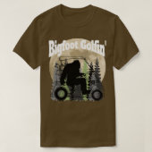 Bigfoot Golfing Golfs Golfer T-shirt (Design voorkant)