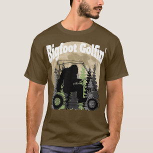Bigfoot Golfing Golfs Golfer T-shirt