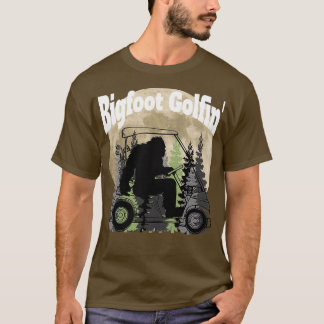 Bigfoot Golfing Golfs Golfer T-shirt