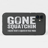 Bigfoot GONE SQUATCHIN Cool Grunge Tekst Case-Mate iPhone Case (Achterkant (horizontaal))