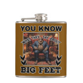 Bigfoot-grap Heupfles (Voorkant)