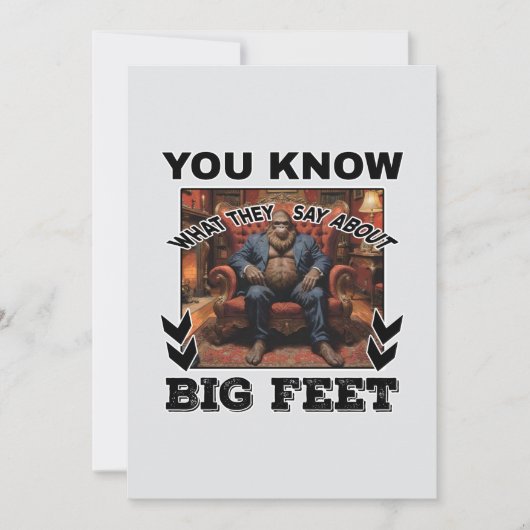 Bigfoot-grap Kaart (Voorkant)