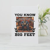 Bigfoot-grap Kaart (Staand voorkant)