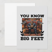 Bigfoot-grap Kaart (Voorkant / Achterkant)