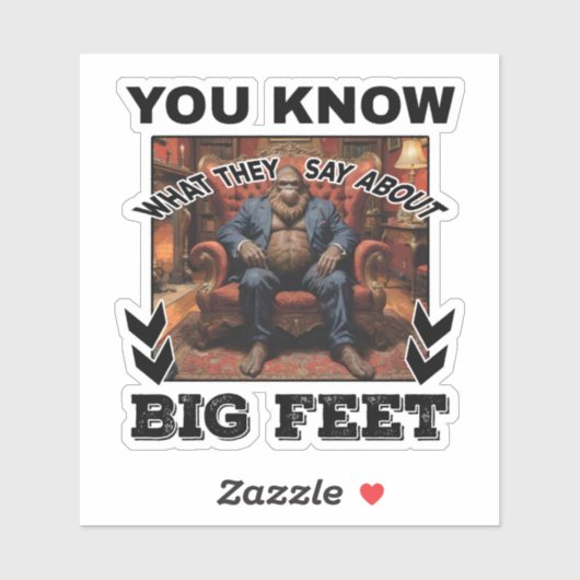 Bigfoot-grap Sticker (Vel)