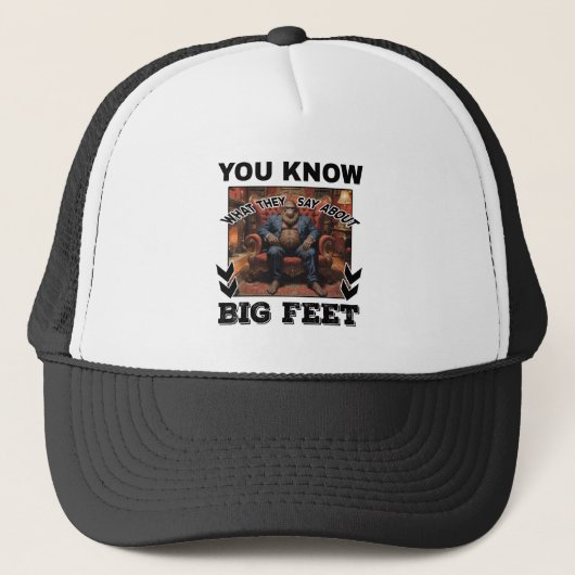 Bigfoot-grap Trucker Pet (Voorkant)