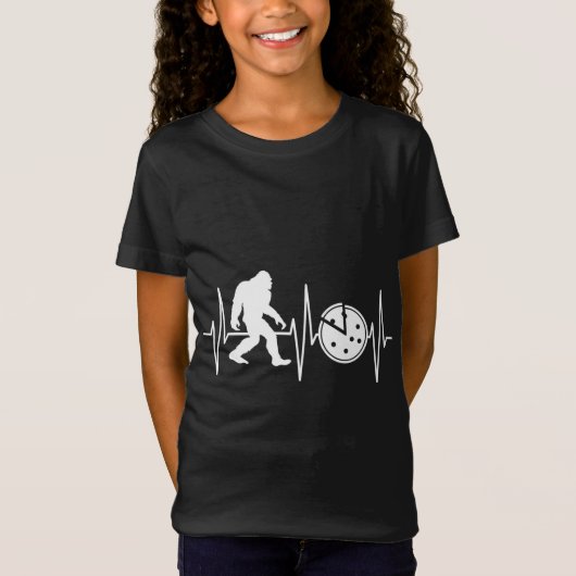 Bigfoot Grappige Pizza Liefhebber Cryptid Cryptozo T-shirt (Voorkant)