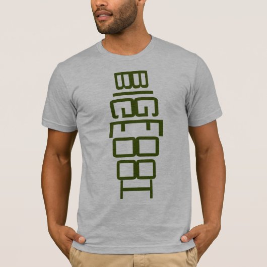 Bigfoot Green Totem T-Shirt (Voorkant)