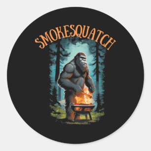 Bigfoot Grillen Sasquatch Pitmaster Grill BBQ Smo Ronde Sticker
