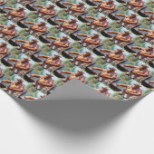 Bigfoot Grilling Burgers Cadeaupapier (Hoek)