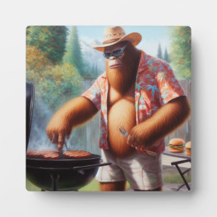 Bigfoot Grilling Burgers Fotoplaat