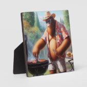 Bigfoot Grilling Burgers Fotoplaat (Voorkant)